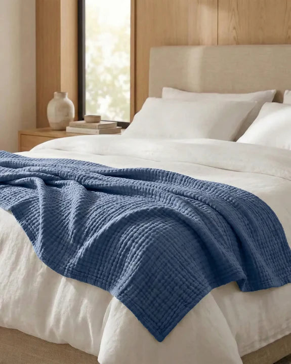 Mousselinedeken – 100% katoenen mousseline