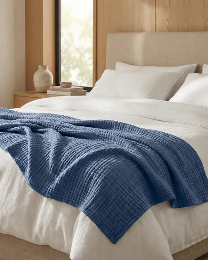 Mousselinedeken – 100% katoenen mousseline