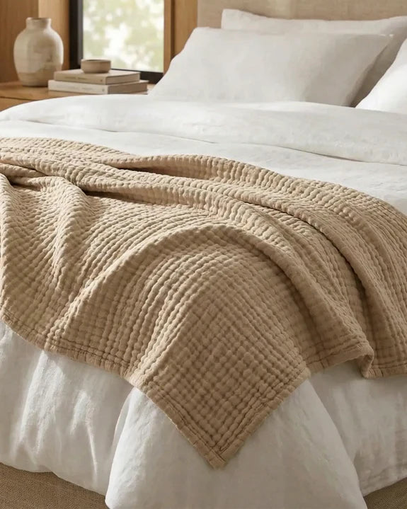 Mousselinedeken – 100% katoenen mousseline