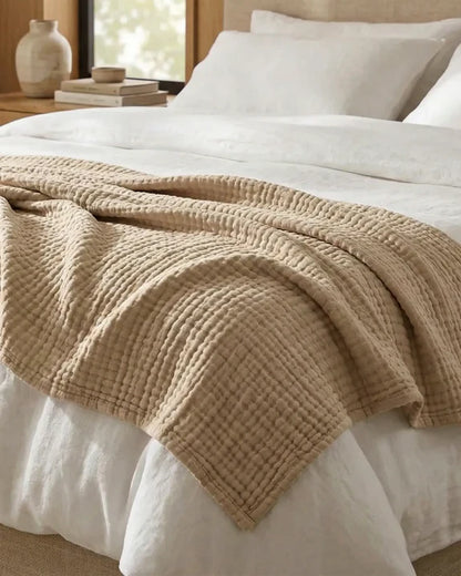 Mousselinedeken – 100% katoenen mousseline