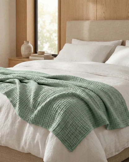Mousselinedeken – 100% katoenen mousseline