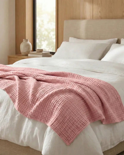 Mousselinedeken – 100% katoenen mousseline