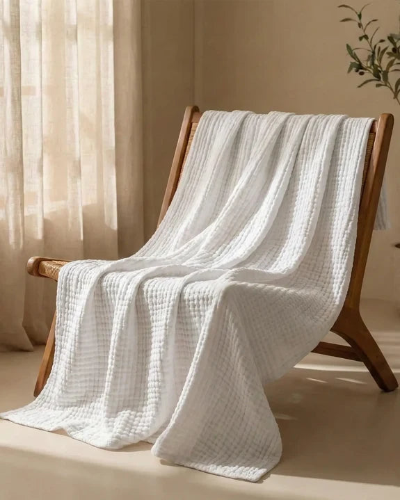 Mousselinedeken – 100% katoenen mousseline