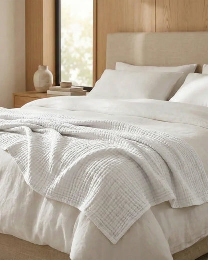 Mousselinedeken – 100% katoenen mousseline