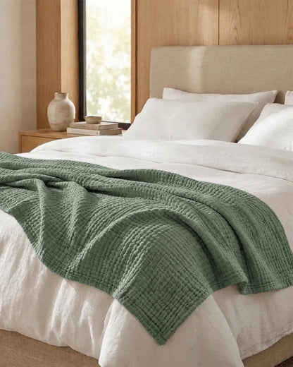Mousselinedeken – 100% katoenen mousseline